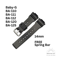 Tali jam BABY-G BA-110, BA-100LB, BA-111, BA-112, BA-120, BA-125 saiz 14mm