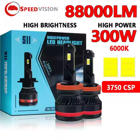 300W H7 H4 Led Canbus F5 F5C 88000LM Powerful Headlight H1 H8 H11 9005 Hb3 Hb4 9012 H13 9007 Led Bul