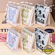 [3-5 Days Arrive]-2026 Desktop Calendar Mini | 3 Adorable Cartoon Styles: Butterfly, Ink Splash Cat,