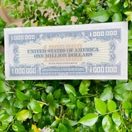 1 million USD lucky souvenir note (black and white model)