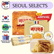 [CROWN] Butter Waffle Cookies | Premium French Butter 11% (Isigny) | Rich & Crispy | 12 Packs (316g)