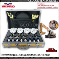 NEW Wipro Hydraulic Excavator Pressure Gauge Set Kit EPG-06 EPG06 Original Terbaik Hidraulic Hidraul