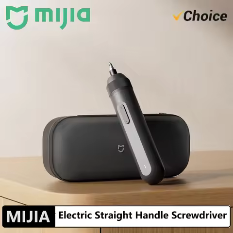 NEW MIJIA Electric Straight Handle Screwdriver 4N·m Max Torque 2000mAh Rechargeable Battery LED Ligh