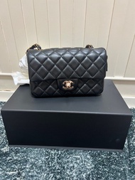 Chanel cf mini 20 香檳金