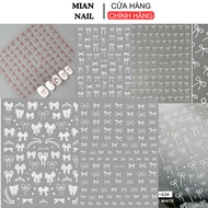 Nail Sticker 3D Nail Sticker Bow Pattern Nail Sticker Bow Sticker