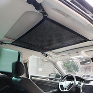 SUV Universal Adjustable Car Ceiling Storage Bag Net Roof Cargo Pocket Car Roof Interior Storage Bag