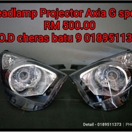 Headlamp projector Axia G Spec