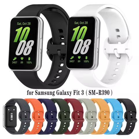 Silicone Strap For Samsung Galaxy Fit 3 Watch Band Replacement Sport Watchband For Samsung Galaxy Fi