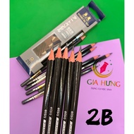 Box Of 12 Wooden Pencils ELISA TODO SUYO (2B, 3B, 4B, 5B, 6B, 7B, 8B, 9B, 10B)