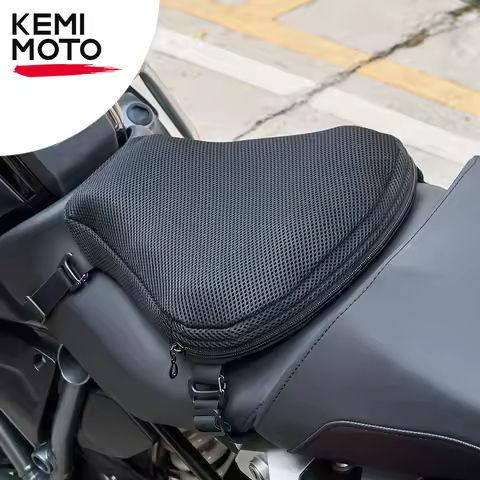 KEMiMOTO Motorcycle Air Pad Seat Cushion For BMW F650GS F700GS F800GS ADV F800R For MT07 MT09 For Ve
