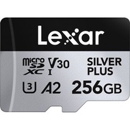 Lexar Micro SD (LMSSIPL256G) Professional SILVER PLUS Flash Memory Card 256GB