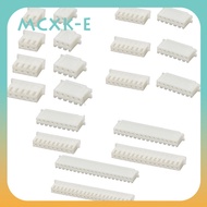100pcs XH2.54 White Rubber Shell 2.54mm Connector 2P/3P/4P/5P/6P/8P/10P/11P/12P/13P/14P/15P/16P