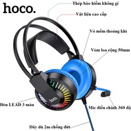 Tai nghe chụp tai hoco có mic đàm thoại Gaming/Học online Headphone ( HÀNG CHÍNH HÃNG )