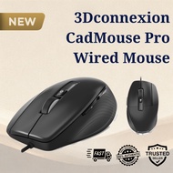 3Dconnexion CadMouse Pro Wired 3DX-700080 7200 DPI CAD Mouse 7 Buttons USB Ergonomic Design Programm