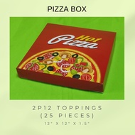 Pizza Box 12 x 12 x 1.5 inches by BADONG & BERTA PB009
