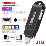 2TB 4-in-1Toshiba USB 3.0 flash drive 1TB 512GB 256GB 128GB 64GB 32GB OTG adapter for iPhone Type-C 