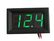 [ On Sale ] 0.56 Inch DC 0V-30.0V 3-wire Voltage Meter Head LED Digital Voltmeter with Reverse Polarity Protection green