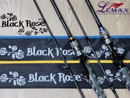 LEMAX BLACK ROSE SPINNING/ BAITCASTING (BC) FISHING ROD (RANDOM COLOR)