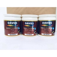 ⊙♂DAVIES MCS-500 Megacryl Flat Latex Paint White 1L