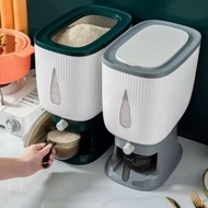 Mn - 10KG Automatic Rice Storage Dispenser/Large Jumbo Rice Container Anti Odor Rice/10KG Portable R