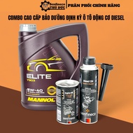 [COMBO CAO CẤP] Bảo Dưỡng Định Kỳ Ô TÔ Dộng Cơ DIESEL > Nhớt MANNOL 7903-5W40 >Phụ Gia Nhớt Senfinec