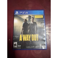 A WAY OUT PS4 CD GAMES USED