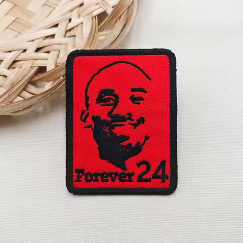A Kobe Bryant embroidery tactical patches. clothes and backpack decorations can be ironed and sewn o