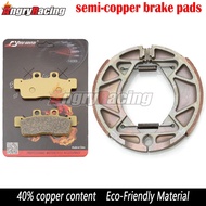 Front Brake Pads Rear Shoes For YAMAHA NCX 125 K Cygnus X Cab NCX125 L Cygnus X Injection 2007-2010 