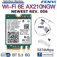 Wifi 6E Card Wireless Intel 6 Ax210 Ac Ax Bluetooth 5.2 Ngff M.2 Ax200