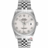 【大眾名錶】ROLEX 勞力士 16234 Datejust 白紀念數字面 原面未翻寫 錶徑36mm 大眾名錶G210