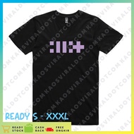UNGU Kpop ILLIT PURPLE LOGO T-SHIRT DISTRO UNISEX T-SHIRT