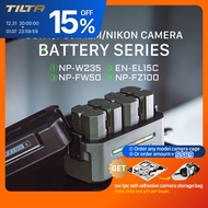 TILTA Camera Battery NP-FZ100 / NP-W235 / DMW-BLK22 / EN-EL15 / LP-E6 Digital Camera Battery Case Ch