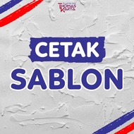 JASA CETAK SABLON Plastik OPP Roti Baju Kantong Kresek HD Box Custom Brand Merk Logo