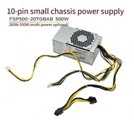 Suitable for 10-Pin Power Supply 500w Qitian M410M433 M435 M437 M455M590M720s Small Chassis