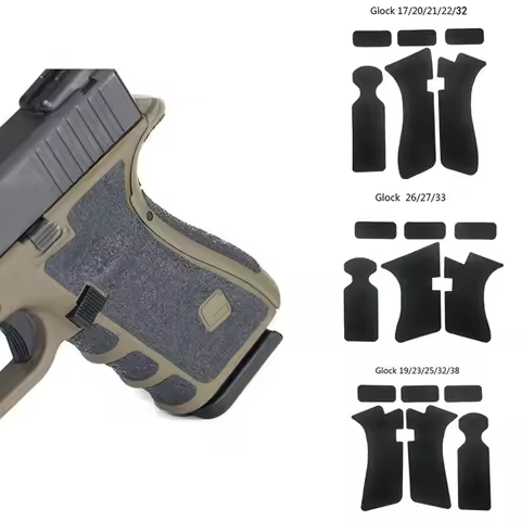 Rubber grip non-slip sticker for Slim Plus Gen 1/2/3/4/5 G 17 19 20 21 22 23 25 26 27 33 9mm Glock S