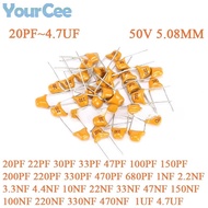 200pcs/50pcs Monolithic Ceramic Chip 50V Capacitor MLCC Multi-layer Ceramic Capacitor 0.47UF 470NF 4