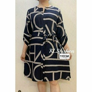 bangkok plus size fashion plus size dress 1103B