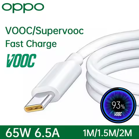 Oppo 80W 65W Supervooc Cable Reno 7 Pro 5g 6 5 4 3 Find X3 X2 X N F19 A74 Vooc Fast Charging Kabel U