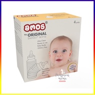 Amos Easy Go bottle ขวดนมพกพาใช้แล้วทิ้ง ไม่ต้องล้างก่อนใช้ พกพาสะดวกที่สุด Amos Baby Bottle 1 แพค ม