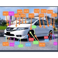 honda city tmo bumper clip