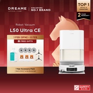 Dreame  L50 Ultra CE Robot Vacuum | MopExtend RoboSwing 3.0 | 25,000Pa Suction Power