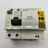 Duval 40A 63A / 2P 100mA ELCB c/w DAR330 Auto Recloser