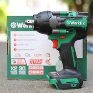 [Xanh] Máy Siết bulong WORKFIX WF-IW650N Lực búa 650Nm - Máy bắn ốc chân pin phổ thông lõi đồng 100%