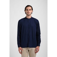 KEMEJA Manzone Shirt Roshan Men's Long Sleevekoko - Navy