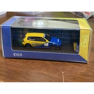 Ym Model 1/64 Honda Civic Eg6 Spoon sports 1/64