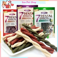 Bone chews to clean teeth and freshen mouth for dogs 7 Dental Effects (160g pack)