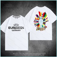 XS1 UEFA Euro 2024 European Football Championship Delaunay Cup 3D summer T-shirt Anime Short Sleeve 