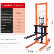 Manual hydraulic forklift electric stacker 1 ton loading and unloading truck stacker forklift lift
