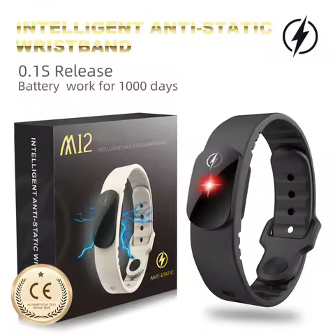 Hot Sales M12-SE Anti-static Silicone Bracelet Men Women Fashion Waterproof Adjustable Winter Human 