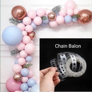 Chain Balloon Balloon Warkai/ Balloon tie/ Balloon clip/ Balloon Chain/